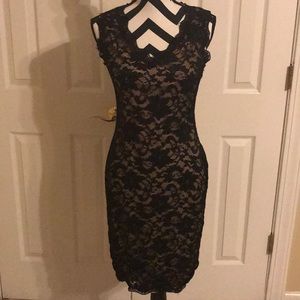 Elegant Black Lace Dress